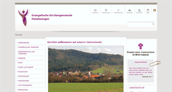 Desktop Screenshot of heselwangen-evangelisch.de